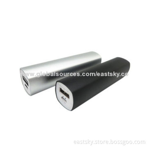 2,800mAh Aluminum Charger with Intelligent MCU Controller, Stylish and PortableNew